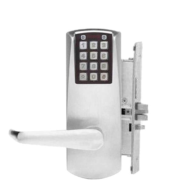 Dormakaba E-Plex 2000 Mortise Lock, 100 Access Codes, 1,000 Audit Events, No Deadbolt, No Key Override, KABA-E2066LL-626-41 - main